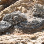 Folded and faulted chert, Vandenberg AFB