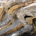 folded and faulted quartz chert and dolostone