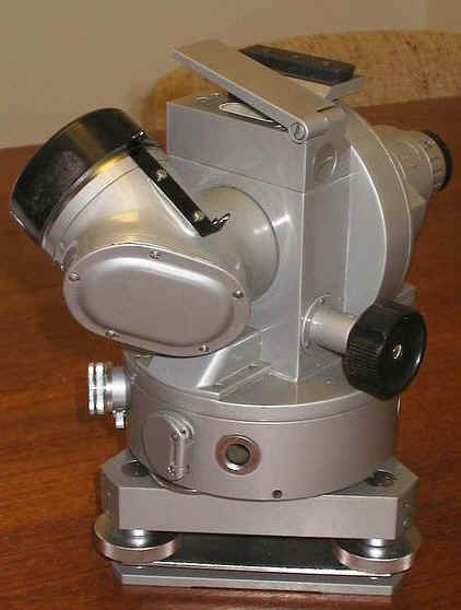 Photo of theodolite left rear view