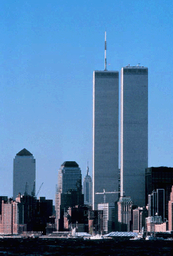 [ Photograph of the New York World Trade Center Twin Towers before 
9/11 ]