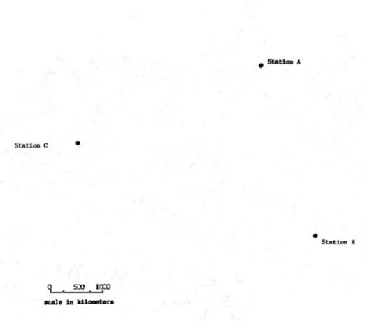 [ map of three seismic stations ]