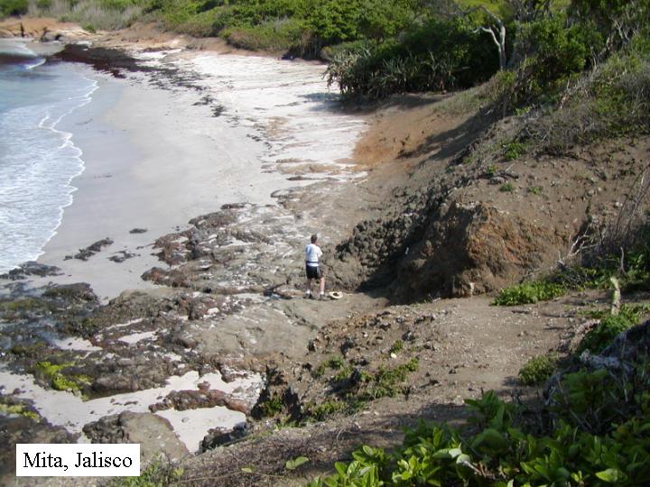 [ investigating the tectonic geomorphology of the Jalisco coast near 
Mita, Mexico ]