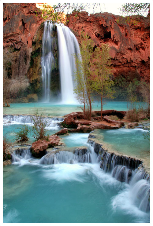 Photograph of Havasupai Falls, winner of the physical geography and 
grand overall prize in the 2006 Geography Photo Contest