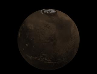 [ MOLA global image of Mars in true color ]