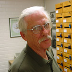[ photograph of David Horneck in his CSUN office ]