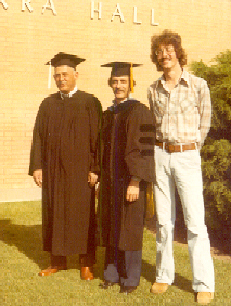 [ Dave at the 1978 graduation of John-Paul Rodrigue with John J. 
Rodrigue, taken by Chrys Rodrigue ]